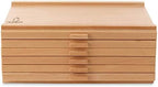 7 Elements 10 Drawer Wooden Artist Storage Supply Box for Pastels, Pencils, Pens, Markers, Brushes and Tools - Image 5