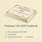 Signature Specialty Certificates, Cream, 8½" x 11", 50 Sheets - Image 3