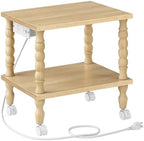 HOOBRO 2-Tier Printer Stand Solid Wood Legs by HOOBRO