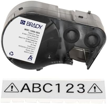 Label/RIBBONCARTRIDGE, White, Gloss, 1INW by BradyCorp