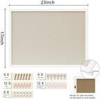 DAHAPYBOO Cork Board with Linen White 2Pack,Bulletin Board 23"x17" - Image 3