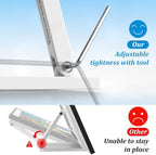PlusAcc Stand for iPad & Show 15/21 & Tablet, Adjustable Tilt Holder, White - Image 5