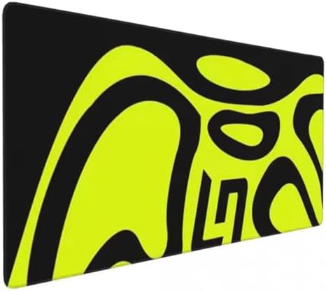 F1 LN4 LandoNorris Computer Mat for Desk (36x12Inches) Keyboard Mouse Desktop Laptop Protector - Green Blob - Image 2