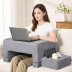 Lap Desk Pillow for Laptop, 2-in-1 Reading Pillow with Arm Rest for Lap by PrimePatio