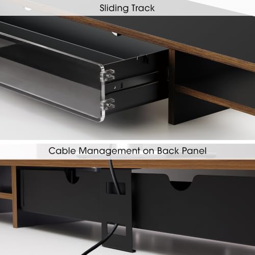 Fenge Monitor Stand with Acrylic Display Drawer for Figures & Collectibles - Image 5