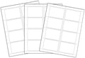 C-Line Pressure Sensitive Inkjet/Laser Printer Name Badges, Plain White 3.38 x 2.33 Inches, 200 Labels per Box (92377) by C-Line