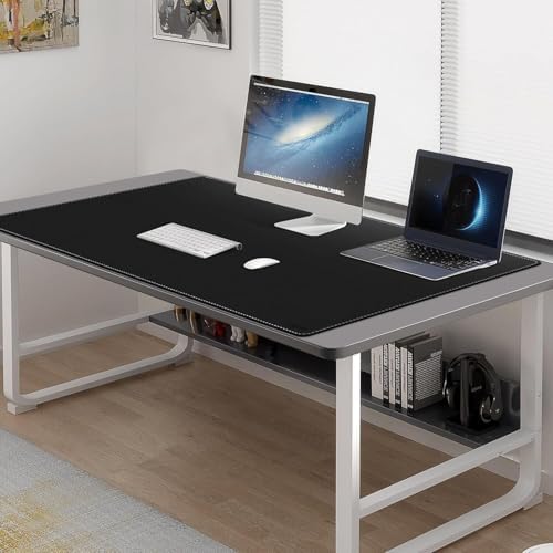 Mydours 55"x28" Extra Large Desk Mat - Full Desk Blotter Pad, (Black) - Image 5