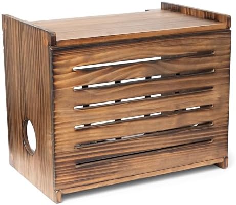 WiFi Router Storage Cabinet Router Box Hider WiFi Box Hider Shelf Cover by Unknown
