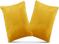 1 MIDDLE ONE 2 Pack Small Pillow, Memory Foam Mini Pillow 11 X 7 Inches for Travel, Sleeping, Nap and Neck, Knee, Lumbar Support, Tiny Cushion for Pet, Dogs (Golden Yellow) by 1MIDDLEONE