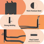 HUHOLE 4 Pack Ring Style Pegboard Weed Eater Hanger for 1/4 Inch Boards - Image 3
