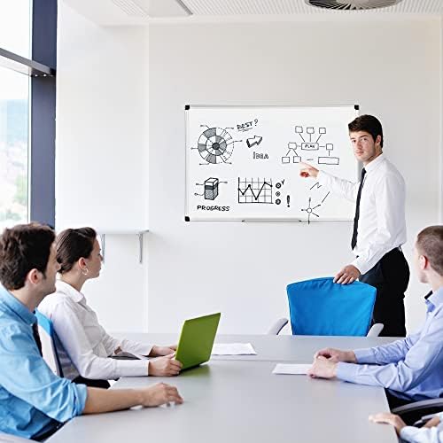 Amazon Basics Magnetic Dry Erase Whiteboard, 36"W x 24"H, Aluminum Frame, Silver/White, Easy to Install and Clean - Image 6