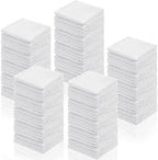 Oudain 100 Pcs White Cleaning Cloths Bulk Reusable Cleaning Rags by Oudain