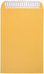 JAM PAPER 10 x 15 Open End Catalog Envelopes with Peel and Seal Closure - Brown Kraft Manila - Bulk 500/Box by JAMPaper