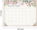 Cabbrix Desk Calendar 2027, Large Desk Pad Calendar 22 x 17" (Apricot) - Image 5