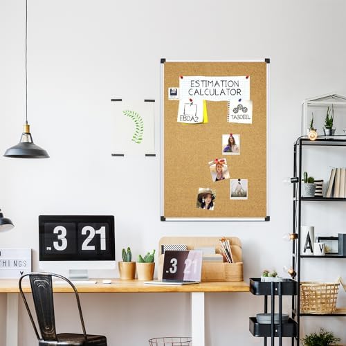 XBoard 36 x 24 Inches Cork Bulletin Notice Board (Pack of 2) - Image 6
