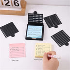 Sticky Note Holder with Template Dispenser for 3x3 Notes Desk Organizer 2 Pack - Image 4