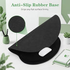 10 Pcs Ergonomic Mouse Pad and Keyboard with Wrist Support Set - Soft Memory Foam & Rubber Base Comfort Rest for Typing, Gaming, Computer, Laptop, Office, Home Use - Image 3