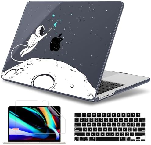 May Chen for MacBook Air 15 inch Case M5 M4 M3 M2 2026 2024-2023, Model A3448 A3241 A3114 A2941, Closes Seamlessly Hard Shell Laptop Cover with Keyboard Cover, Cute Astronaut by MayChen