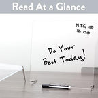 Desk Dry Erase Board with Erasable Marker, Angled Writing Tablet - Image 5
