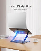 Orlian Adjustable Aluminum Laptop Stand for MacBook Air Pro Neo 10-17.3'' - Image 4