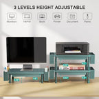 WALI Computer Monitor Stand with Storage and Pen Holder - Image 2
