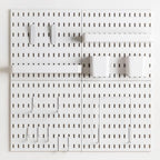 Pegboard Combination Kit for Wall Organizer, Wall Mounted Peg Board Kits for Kitchen, Bedroom, Office, &Bathroom, 4 Pieces White Pegboards and 14 Accessories, 22" x 22" - Image 7