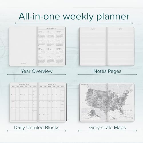 Harbor Desk Weekly Monthly Planner 2026-2027 Cambridge Lavender - Image 3
