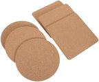 6pcs Cork Trivet Heat Insulation Pad Coaster for Kitchen Xmas by Zerodeko