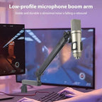 Adjustable Microphone Boom Arm Stand 360° Rotation Desktop Mic Holder - Image 7
