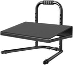 Height Adjustable Foot Rest - Relief Platform for Standing and Sitting, Ergonomic Under Desk Footrest with Non-Slip Surface, 6 Height Settings, Sturdy Metal Frame, Easy Assembly, Black by PUTILSENMOUNT