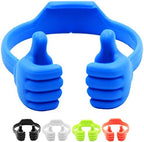Thumbs-up Cell Phone Stand, Honsky Pack of 5 Universal Flexible Multi-Angle Cute Desk Phone Holder, Compatible with Tablet Android Smart Cellphone Travel, Blue Black Green White Pink by Honsky