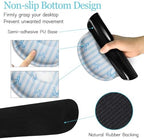 LIMKRIAN Blue Striped Mouse Pad Set Large Desk Mat for Keyboard and Mouse - Image 6