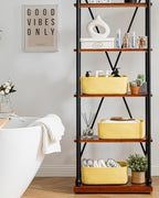 KALLAX Small Woven Storage Basket for Organizing, 13.5x9.5x5 inches, 3 Pack - Image 6