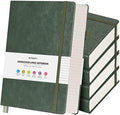 5 Pack College Ruled Notebook Bulk, A5, 312 Numbered Page Thick Journal Set by OFFIGIFT