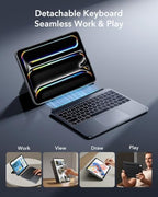 ESR for iPad Pro 13 Inch M5/M4 Case with Keyboard, Multi-Angle Stand - Image 4
