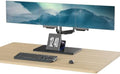 suptek Triple Monitor Mount Gas Spring Monitor Arm Desk Stand with Base by suptek