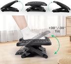 Auslar Foot Rest Under Desk at Work, Ergonomic Desk Footrest with Massage - Image 5