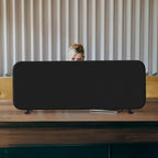 DECOLAB Desk Divider, Movable Desk Partition 48"x18", Midnight - Image 3