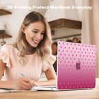 Teryeefi Pink Polka Dots for MacBook Air 13.6 inch Case M5 M4 M3 M2 (2022-2026 Release) - Image 3
