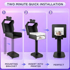RDYMONKEY Photo Booth Printer Stand Heavy Duty Metal Printer Station Setup for DNP DS620 RX1HS QW410 HiTi P525L Professional Photobooth Printer Holder for Wedding Party Event - Image 5