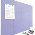 Cork Boards for Walls 48" x 36" Felt Board Alternative, 12 Pack Felt Wall Tiles Bulletin Board, Large Cork Board for Office Pin Board Tack Board Cork Boards by YOPCDJ