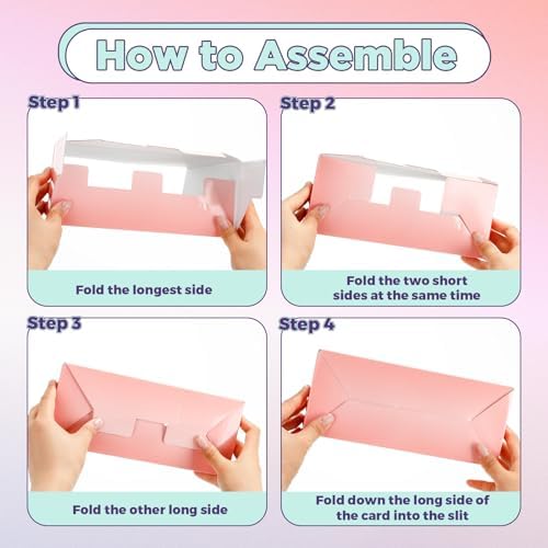 Jutom 32 Pcs Cardboard Magazine File Holders Organizer, Gradient, Classic - Image 4