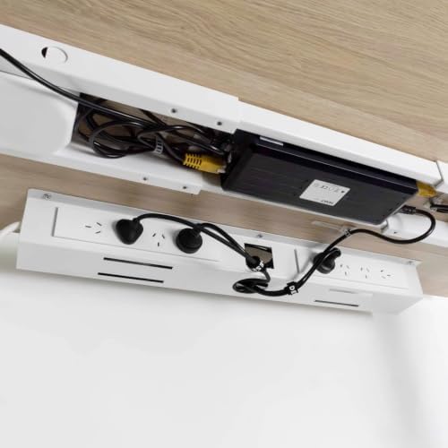 Desky Mini Cable & Power Tray Grey None - Image 7