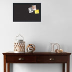 PinPix 22x14 inch Cork Bulletin Board. This Decorative Framed Pin Board Comes with Diamond Pattern in Black Design and Satin Black. Ideal for Home, Office Decor or School (PinPix-120) - Image 3