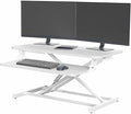 VIVO White 32 inch Standing Desk Riser, DESK-V000SW by VIVO