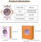 3D Calendar 2027, Unique 3D Memo Pad Tear Away Time Piece Calendar, Owl Clock Fun DIY Paper Carving Art 3D Desk Calendar Gift for Christmas, New Year - Image 7