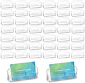 64 Pack Business Card Holder for Desk,Desktop Style Business Card Holders,Acrylic Holder Stand Clear Postcard Display for Home Office Desk Table by Unknown