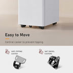 DEVAISE 3 Drawer File Cabinet on Wheels, Fully Assembled Except Casters - Image 6