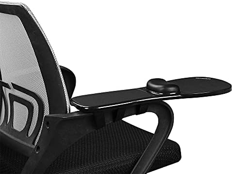 Home Office Computer Arm Rest Chair Armrest Mouse Pad Mat Wrist Support Black (Please Measure Chair arm Rest Size and Confirm Our Straps Size Before Ordering) by SKYZONAL