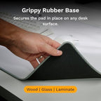 GLORIOUS Gaming Mouse Pad GMP 2 - XXL - Spill-Proof Mouse Pad, Optimised for Gaming Sensors, Balanced Surface for Speed & Control, Stitched Edges - 915mm x 460mm x 3mm - White 2XL Desk Mat - Image 6